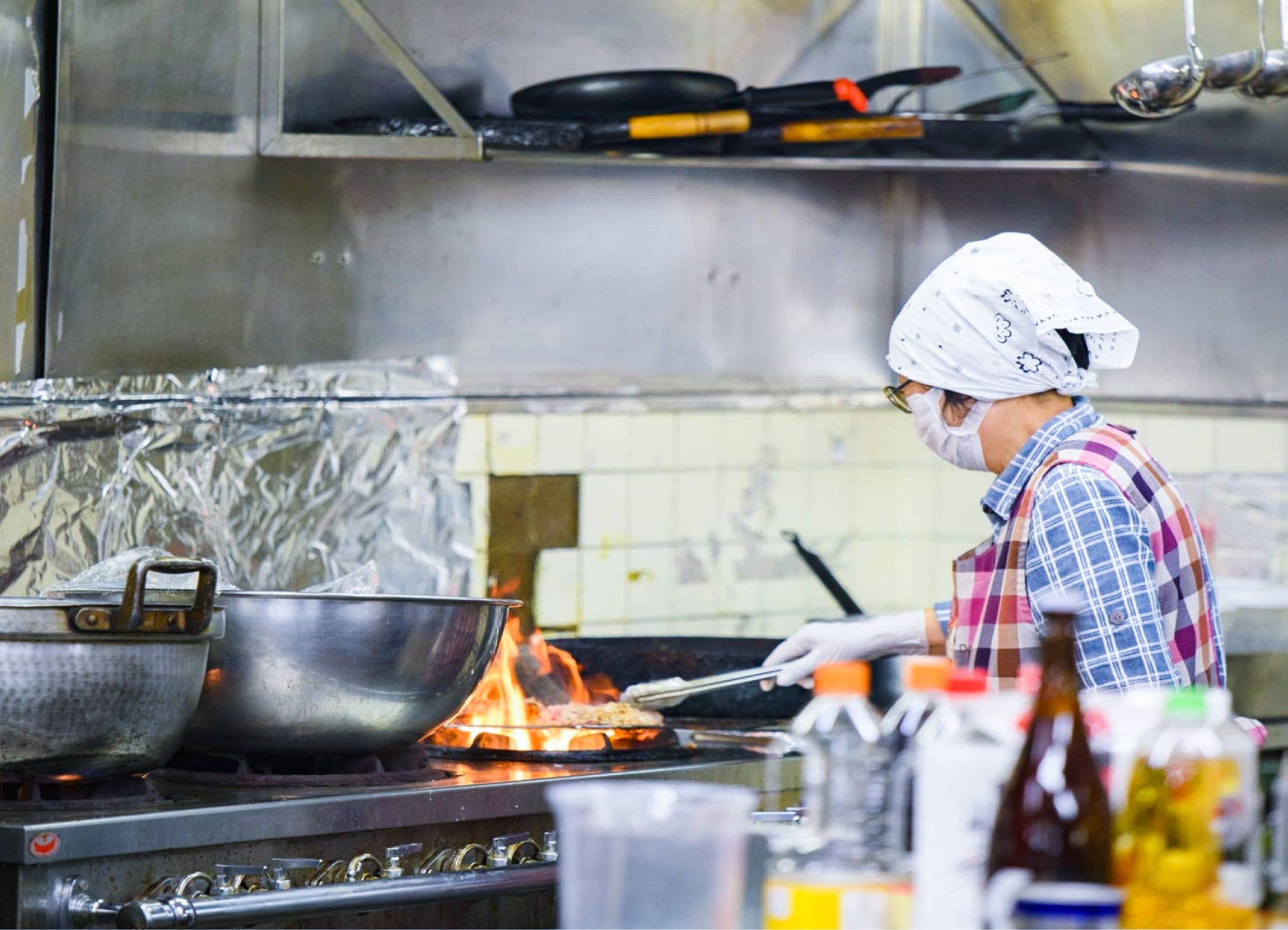 画像：焼き場の様子